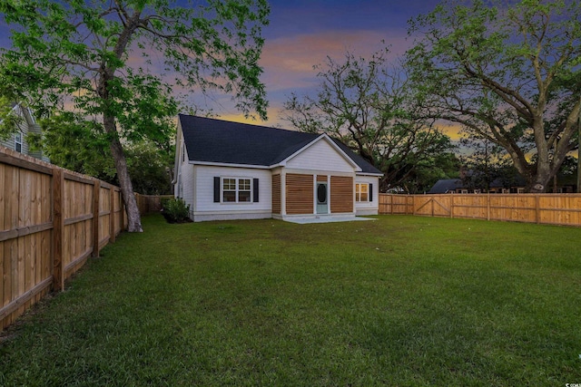 view of rear view of property