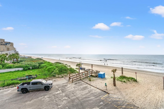 1310 N Waccamaw Dr Unit 204, Garden City Beach, SC 29576 - water view with nearby beach and fence