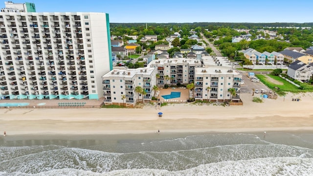 1310 N Waccamaw Dr Unit 204, Garden City Beach, SC 29576 - aerial view of expansive beach and apartment complex