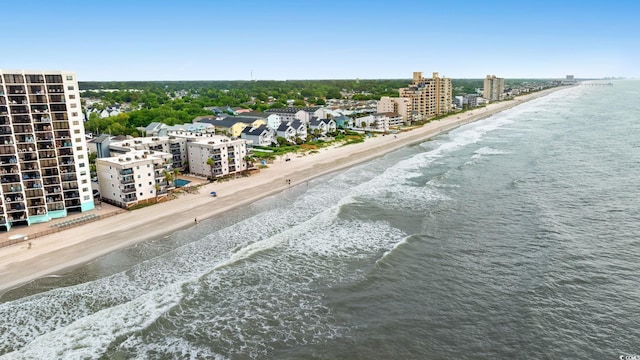 1310 N Waccamaw Dr Unit 204, Garden City Beach, SC 29576 - aerial view of expansive beach