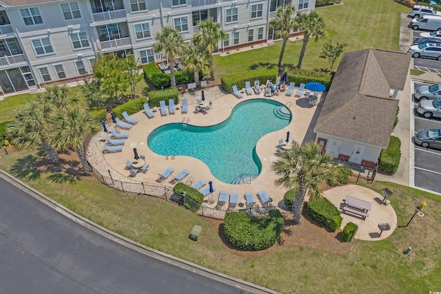 2241 Waterview Dr Unit 537, North Myrtle Beach, SC 29582 - community pool with a patio