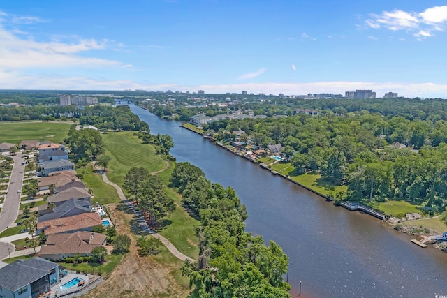 2241 Waterview Dr Unit 537, North Myrtle Beach, SC 29582 - view of urban area with a large body of water and a tree filled landscape