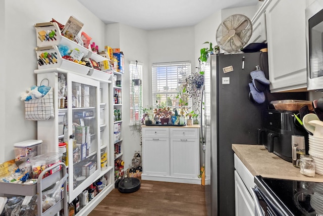 160 Cart Crossing Dr Unit 104, Conway, SC 29526 - kitchen with dark wood-style floors, appliances with stainless steel finishes, white cabinets, and light countertops