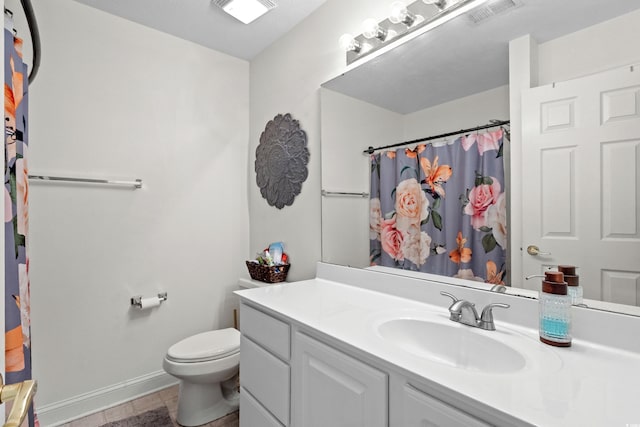 160 Cart Crossing Dr Unit 104, Conway, SC 29526 - full bath featuring vanity, toilet, baseboards, and a shower with shower curtain