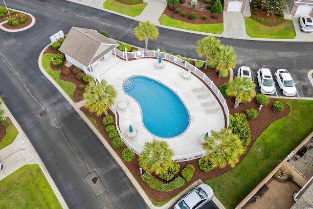 160 Cart Crossing Dr Unit 104, Conway, SC 29526 - bird's eye view of a pool