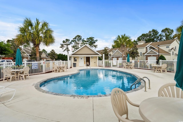 160 Cart Crossing Dr Unit 104, Conway, SC 29526 - community pool featuring a patio and outdoor dining area