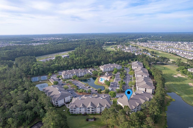 260 Woodlands Way Unit 2, Calabash, NC 28467 - view of property location with a large body of water, a golf course, and nearby suburban area