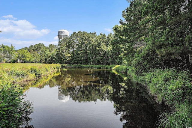1196 Harvester Cir Unit 1196, Myrtle Beach, SC 29579 - water view featuring a heavily wooded area