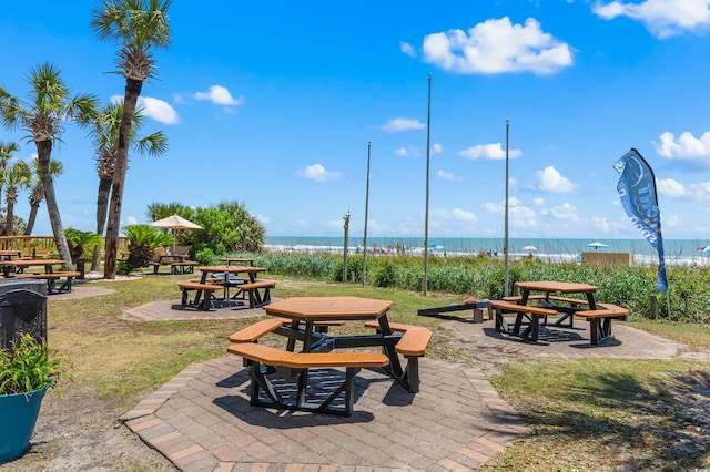 202 74th Ave N Unit 2547/2548, Myrtle Beach, SC 29572 - surrounding community with a patio and a water view