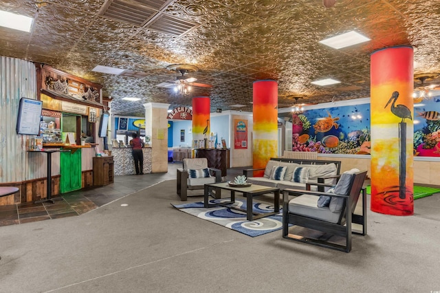 202 74th Ave N Unit 2547/2548, Myrtle Beach, SC 29572 - common area featuring an ornate ceiling