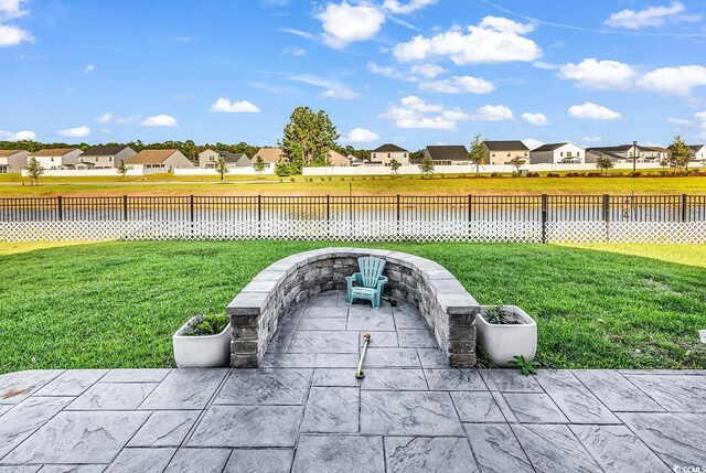 1124 Valetto Loop, Myrtle Beach, SC 29579 - view of patio / terrace with a residential view and a water view