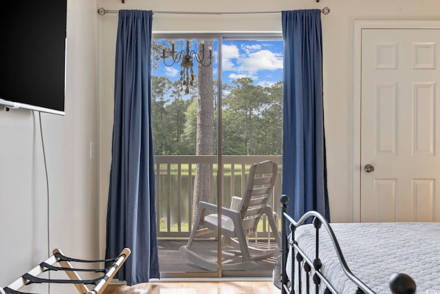 69 Pinehurst Ln Unit 3-F, Pawleys Island, SC 29585 - bedroom with access to exterior