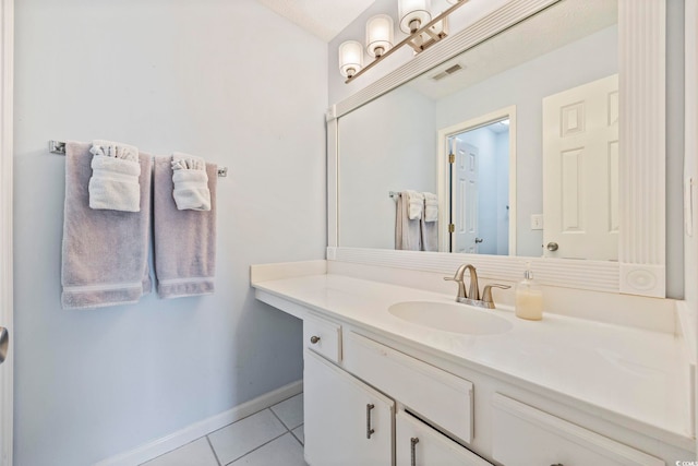 69 Pinehurst Ln Unit 3-F, Pawleys Island, SC 29585 - bathroom with tile patterned flooring, baseboards, and vanity
