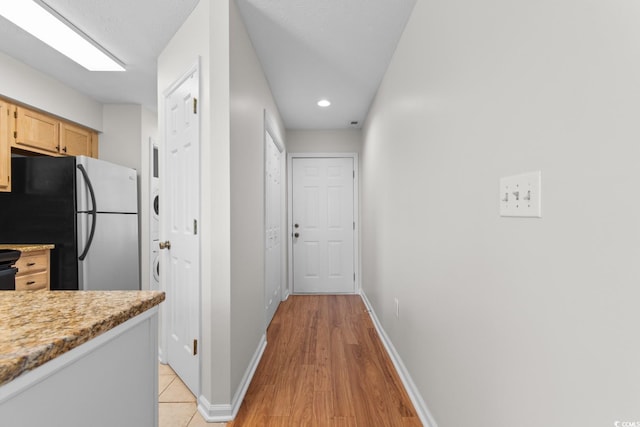 4520 Coquina Harbour Dr Unit F-3, Little River, SC 29566 - hall featuring recessed lighting and light wood finished floors