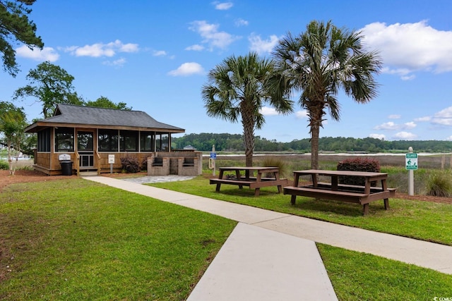 4520 Coquina Harbour Dr Unit F-3, Little River, SC 29566 - view of community featuring a lawn