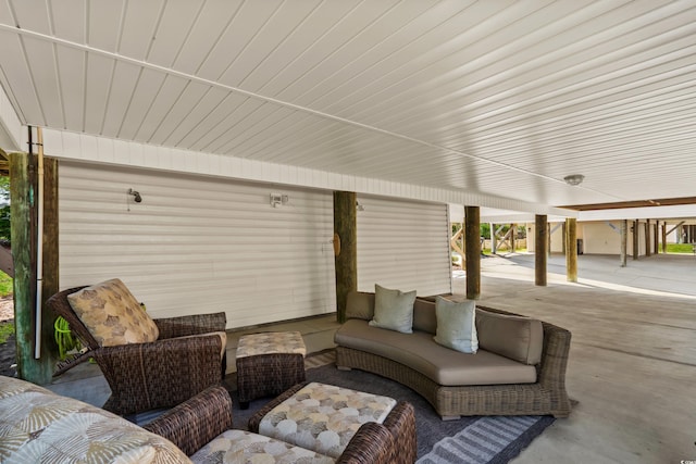 view of patio / terrace featuring outdoor lounge area