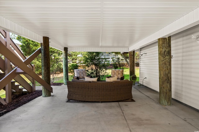 view of patio / terrace with outdoor lounge area