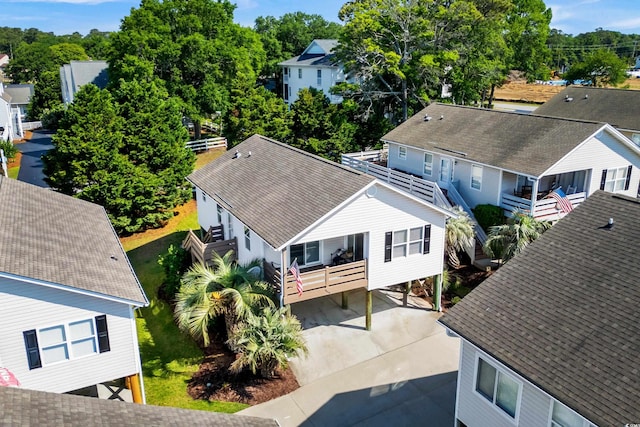 view of subject property