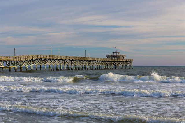 1058 Sea Mountain Hwy Unit 4-203, North Myrtle Beach, SC 29582 - view of property's community with a pier and a water view
