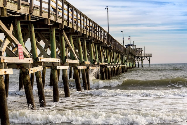 1058 Sea Mountain Hwy Unit 4-203, North Myrtle Beach, SC 29582 - view of side of home featuring a pier and a water view