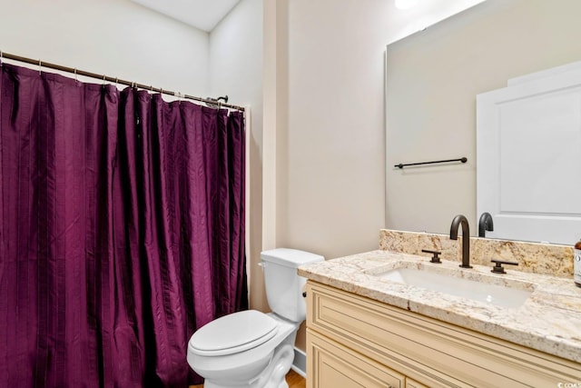 2505 Suzanne Dr, Conway, SC 29526 - full bath with toilet, vanity, and curtained shower