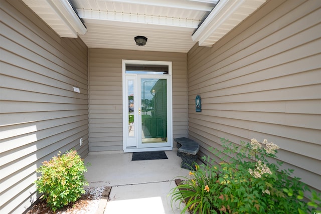 view of property entrance