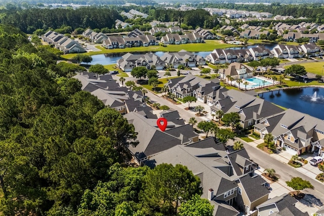 6244 Catalina Dr Unit 511, North Myrtle Beach, SC 29582 - aerial perspective of suburban area with a large body of water