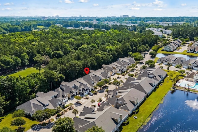 6244 Catalina Dr Unit 511, North Myrtle Beach, SC 29582 - aerial perspective of suburban area with a large body of water