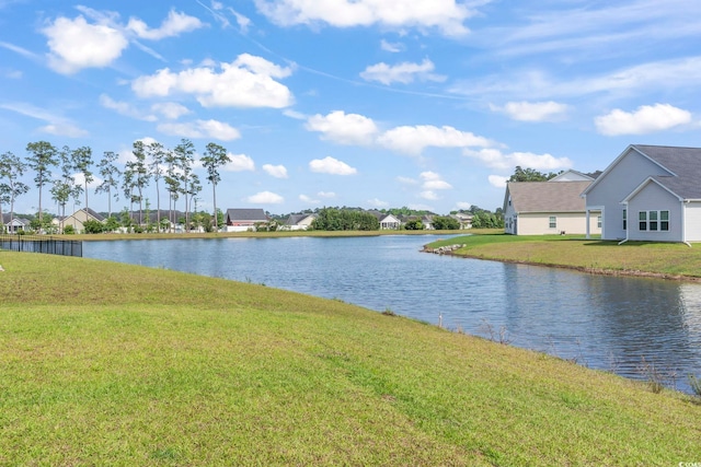 water view with nearby suburban area