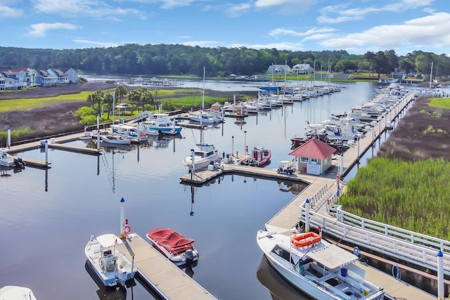 4350 Intercoastal Dr Unit 2402, Little River, SC 29566 - dock with view of marina and a water view