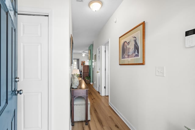 1058 Sea Mountain Hwy Unit 9-101, North Myrtle Beach, SC 29582 - hallway featuring light wood-style flooring and baseboards