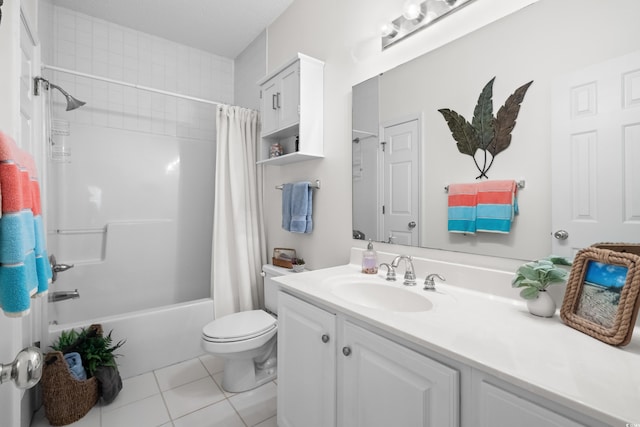 1058 Sea Mountain Hwy Unit 9-101, North Myrtle Beach, SC 29582 - bathroom with vanity, tile patterned flooring, and shower / bath combo with shower curtain