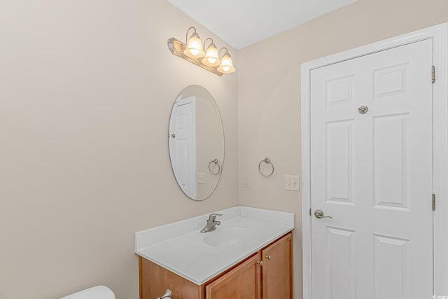 5 Coffee Mill Creek Ln, Carolina Shores, NC 28467 - half bath with vanity and toilet
