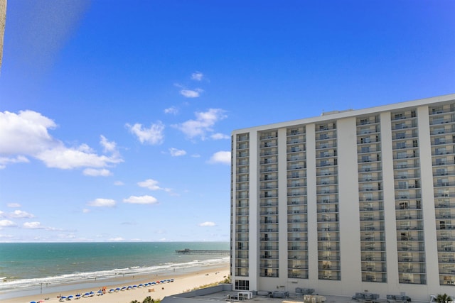 9820 Queensway Blvd Unit 804, Myrtle Beach, SC 29572 - water view with local beach