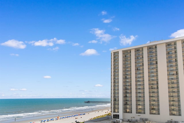 9820 Queensway Blvd Unit 804, Myrtle Beach, SC 29572 - water view with local beach