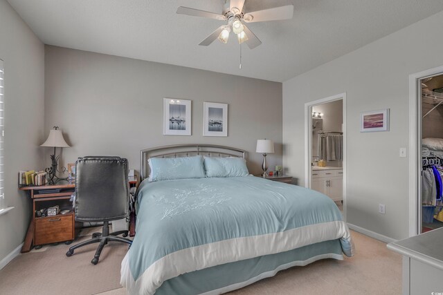 4450 Turtle Ln Unit 2-A, Little River, SC 29566 - bedroom with carpet floors, baseboards, ensuite bath, and a spacious closet