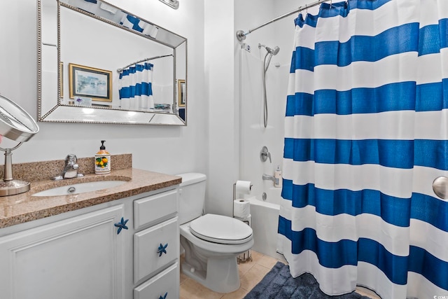 815 Murray Ave, Myrtle Beach, SC 29577 - full bath featuring toilet, vanity, tile patterned flooring, and shower / tub combo