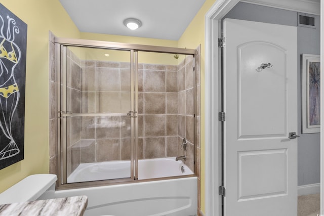 100 N Beach Blvd Unit 515, North Myrtle Beach, SC 29582 - bathroom featuring enclosed tub / shower combo and toilet