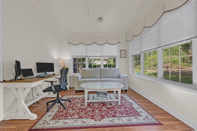 3071 Alice Ln, Little River, SC 29566 - office with wood finished floors and baseboards