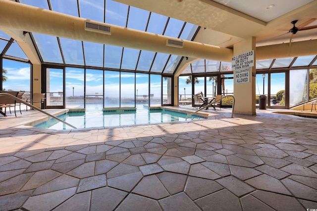 view of indoor community pool