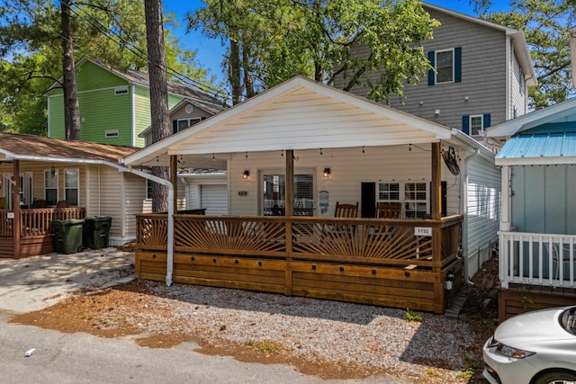 6001-1732 S Kings Hwy, Myrtle Beach, SC 29575 - view of front of home with a wooden deck