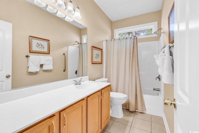 67 Camden Cir, Pawleys Island, SC 29585 - full bathroom featuring tile patterned flooring, vanity, toilet, and shower / bath combo