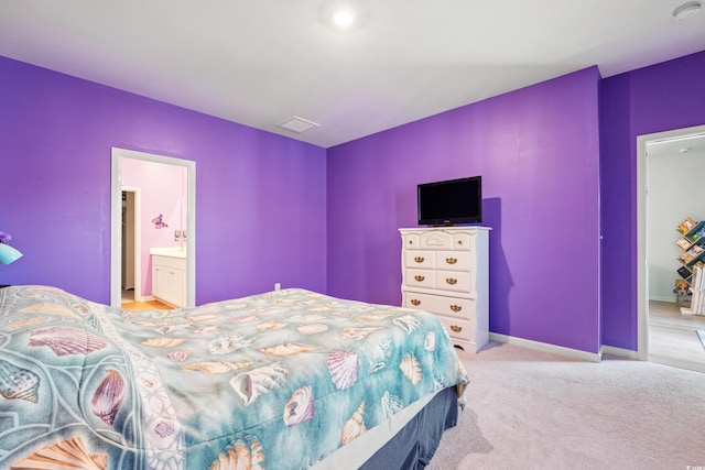 348 Hidden Cove Dr, Little River, SC 29566 - bedroom with baseboards and light carpet