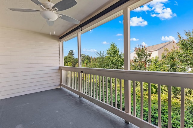 510 Fairwood Lakes Dr Unit 19-Q, Myrtle Beach, SC 29588 - balcony with ceiling fan