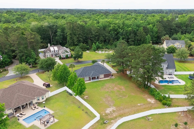 249 Ashepoo Creek Dr, Myrtle Beach, SC 29579 - bird's eye view of a forest and a pool area