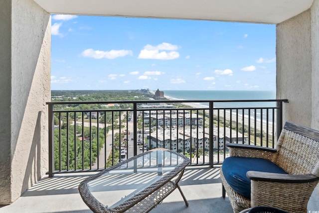 5523 N Ocean Blvd Unit 1903, Myrtle Beach, SC 29577 - balcony with a water view