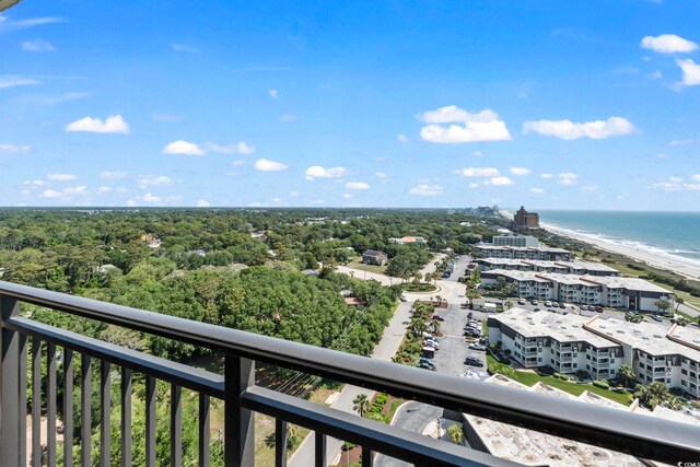 5523 N Ocean Blvd Unit 1903, Myrtle Beach, SC 29577 - balcony featuring a water view