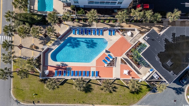 5523 N Ocean Blvd Unit 1903, Myrtle Beach, SC 29577 - bird's eye view of a pool