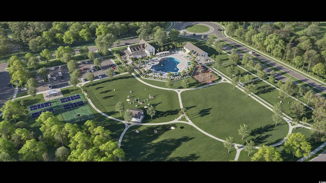 812 Maltby Aly, Myrtle Beach, SC 29588 - aerial overview of property's location featuring a pool area