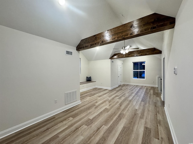 1673 Carriage Ln, Little River, SC 29566 - unfurnished living room with ceiling fan and wood finished floors
